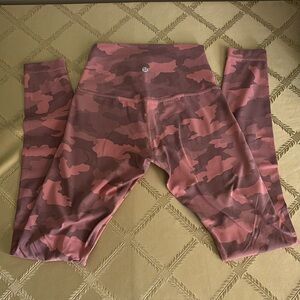 Pink Camo Lululemon Leggings